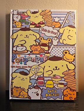 Sanrio Pompompurin Yellow & Brown Party Character Notebook
